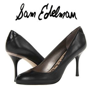 Sam Edelman Camdyn Black Leather Pumps